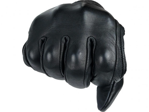 Leather Clubstyle Gloves Black